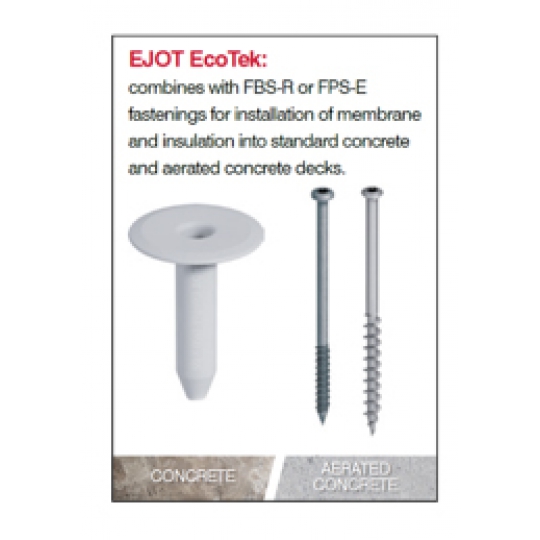 Vít Ejot FBS, FPS và vòng đệm ống nhựa Ejot Eco Tek